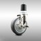 Service Caster 5 Inch 316SS Thermoplastic Rubber Swivel 1-3/4 Inch Expanding Stem Caster Brake SCC-SS316EX20S514-TPRB-TLB-134 - alternate 1